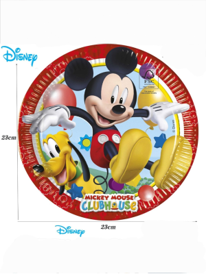 Platos Mickey 6 Unid