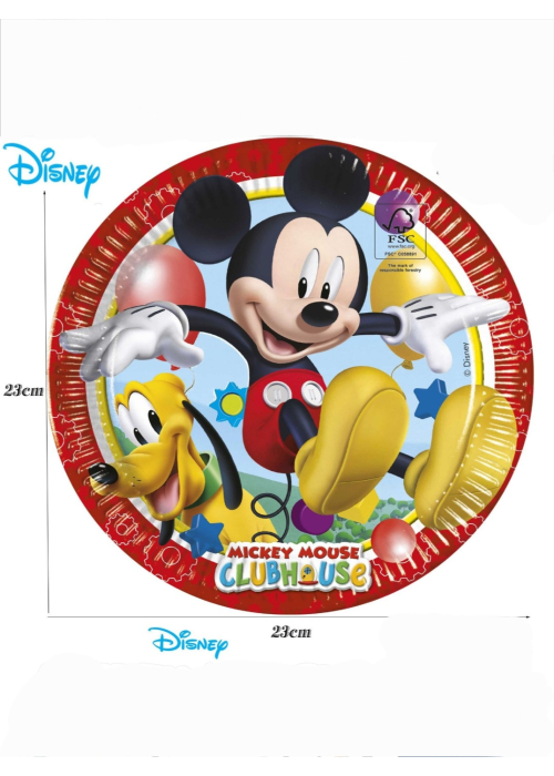 Platos Mickey 6 Unid