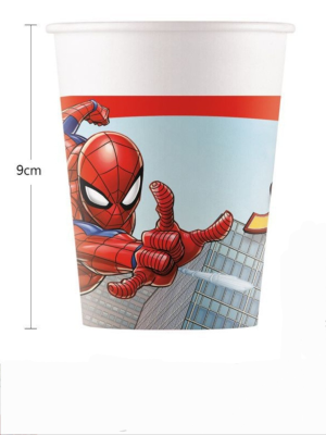Vasos Spiderman Marvel 6 Unid