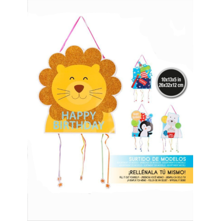 Piñata Animales Tiras (modelos surtidos)