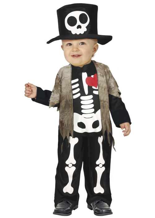 Disfraz de Esqueleto Bebe - Disfraces Calaveras y Catrinas