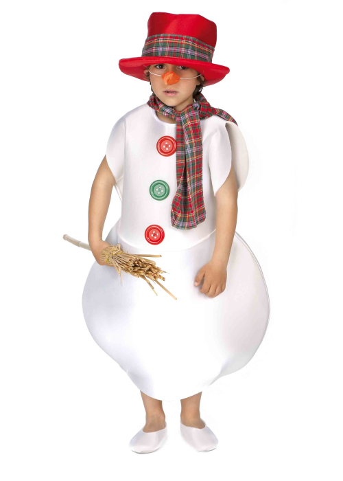 Disfraz de Muñeco de Nieve Infantil - Disfraces Navideños Infantiles