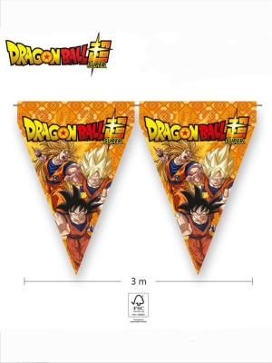 Banderines Triangulares Dragon Ball 3M