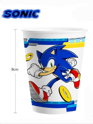Vasos Sonic 8 Unidades