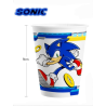 Vasos Sonic 8 Unidades