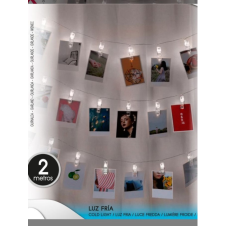 Guirnalda LED para Fotos 2M