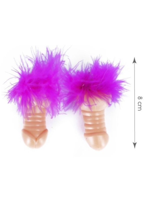 Pendientes Pito con Plumas