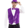 Chaleco Lentejuelas Morado