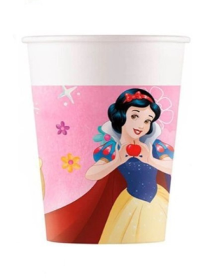 Vaso Princesas Disney Papel 6 unidades