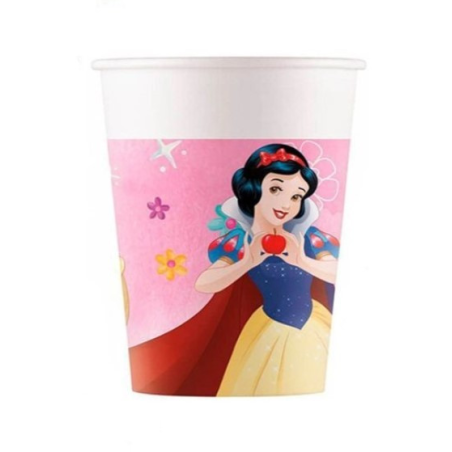 Vaso Princesas Disney Papel 6 unidades