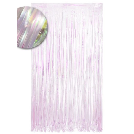 Cortina de Flecos Irisada 1x2m