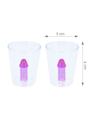 Vasos de Chupito Pene 2 Uni.
