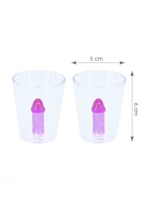 Vasos de Chupito Pene 2 Uni.