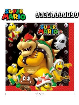 Servilletas de Papel Super Mario