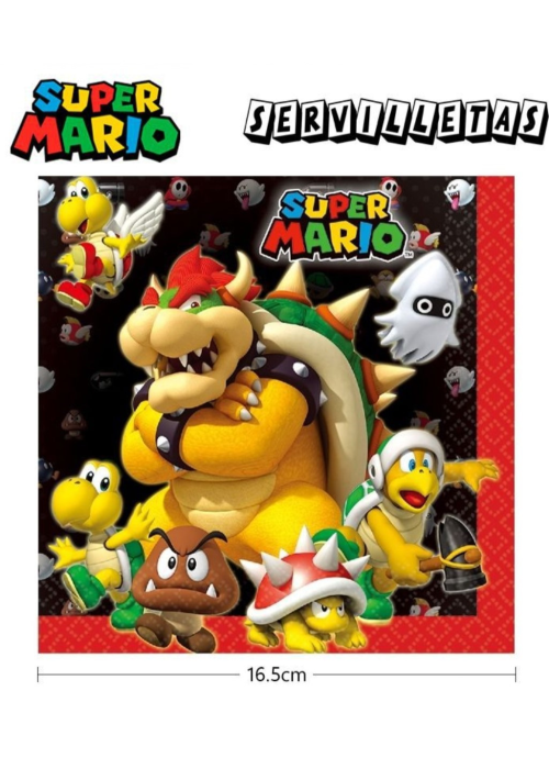 Servilletas de Papel Super Mario