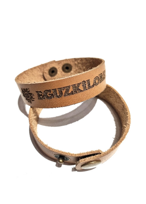 Pulsera Cuero Eguzkilore Grande