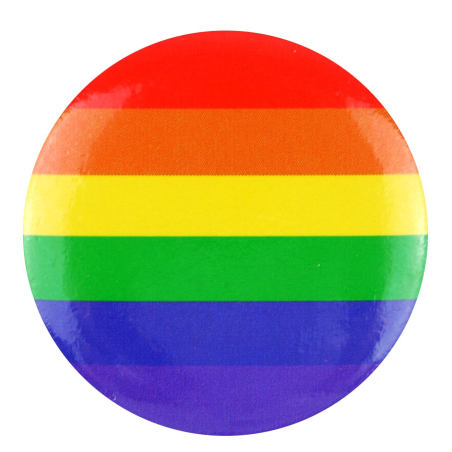 Chapa Bandera Arcoiris 4cm