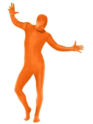 Disfraz de Sombra Naranja - Disfraces de Sombras y Musculos Adultos