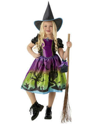 Disfraz de Bruja Luna Negra Infantil