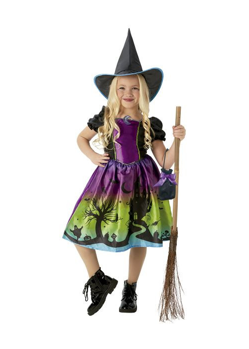 Disfraz de Bruja Luna Negra Infantil