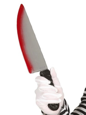 Cuchillo con Sangre 41x10cm - COMPLEMENTOS POR CATEGORIA