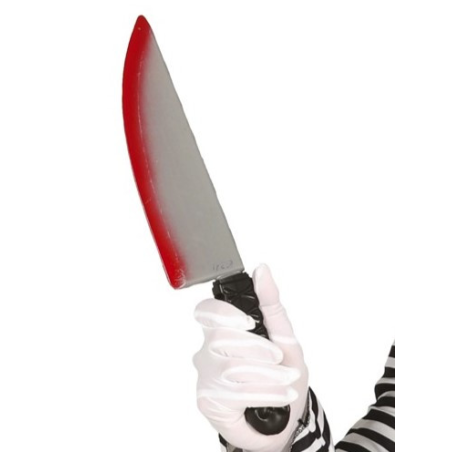 Cuchillo con Sangre 41x10cm - COMPLEMENTOS POR CATEGORIA