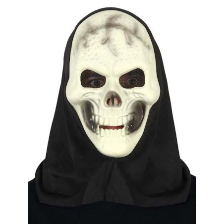 Mascara Calavera con Capucha PVC