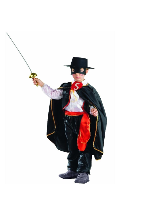 DIsfraz de Bandido Zorro Infantil