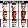 Maquillaje de Halloween 3 Colores N-B-R - Maquillaje