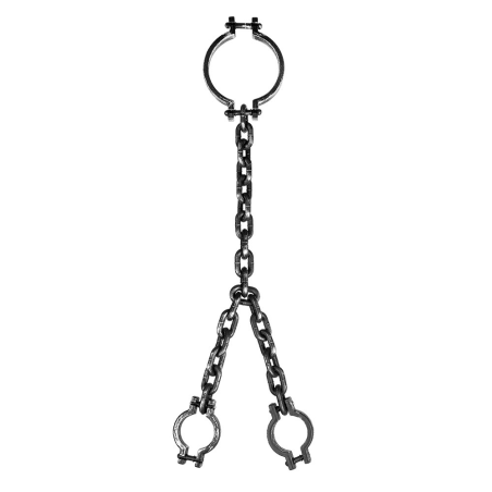 Grilletes Cuello y Manos 110 cms - Accesorios Halloween