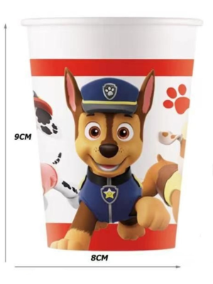 Vasos Patrulla Canina 6 Uds