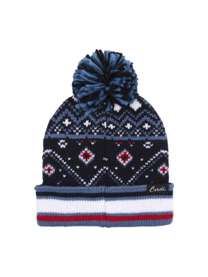 Gorro Tricot Capitan America Pom-Pom