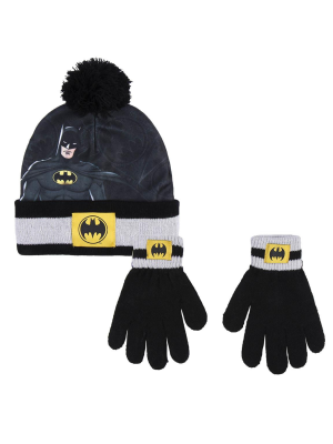 Set Gorro + Guantes Batman