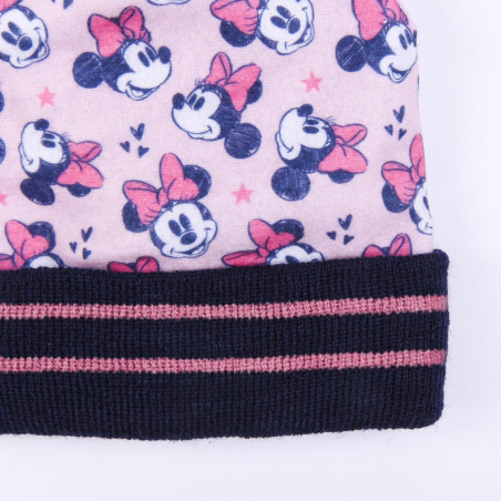Set Gorro + Guantes Minnie Mouse