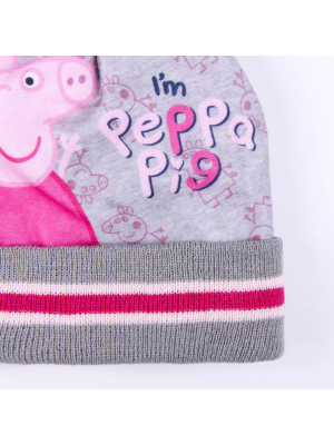 Set Gorro + Guantes Peppa Pig Infantil