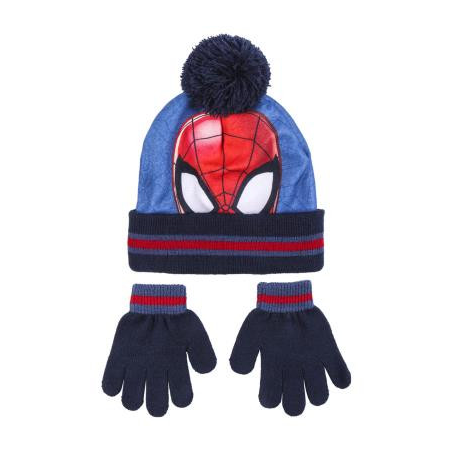 Set Gorro y Guantes Spiderman