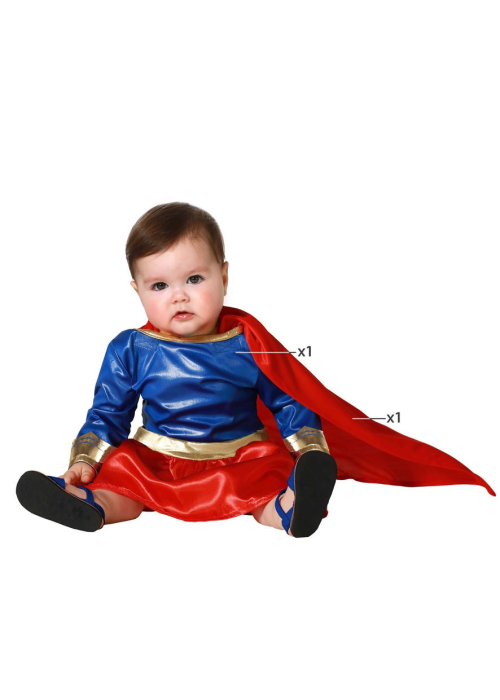 Disfraz de Superheroina Bebé