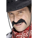 Comprar Bigote Cowboy Negro - Barbas y Bigotes