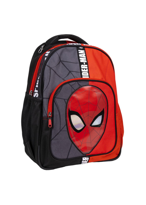 Marvel Mochila Spiderman para niños y niñas | Mochila escolar Spiderman  para niños | Mochilas para niños | Producto oficial de Spiderman, Rojo -