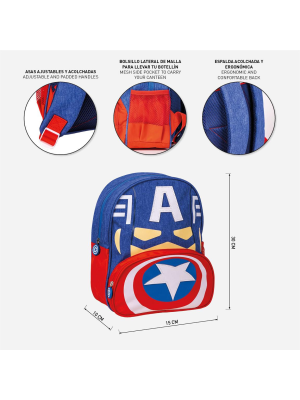 Mochila Capitan America Infantil