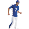 Disfraz de Jugador de Rugby Azul