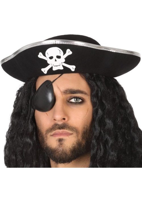 ▷ Sombrero Almirante Pirata para disfraz【Envío en 24h】