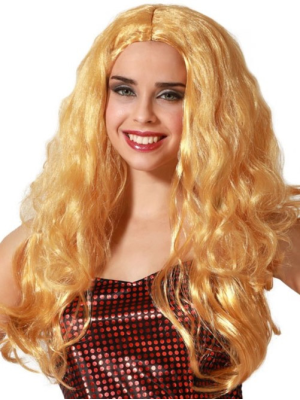 Peluka Luze Ile Wavy Gorria