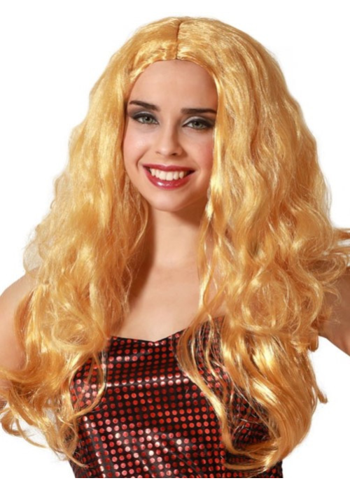 Peluka Luze Ile Wavy Gorria