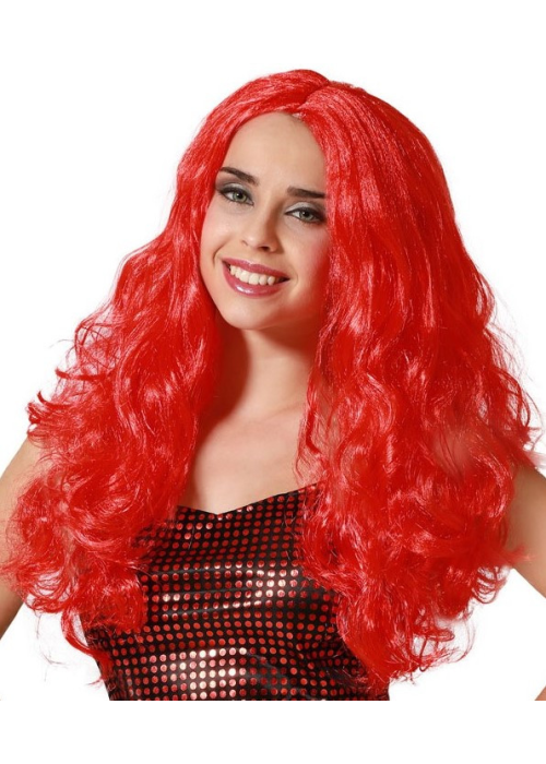 Peluka Luze Ile Wavy Gorria