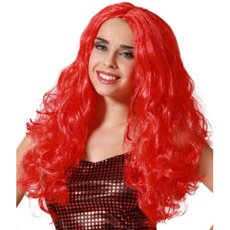 Peluka Luze Ile Wavy Gorria