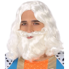 Peluca y Barba Blanca - Pelucas