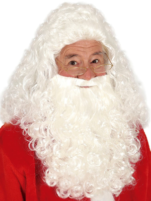 Buy a Wig and White Beard for only 10.00€ – costume Shop online