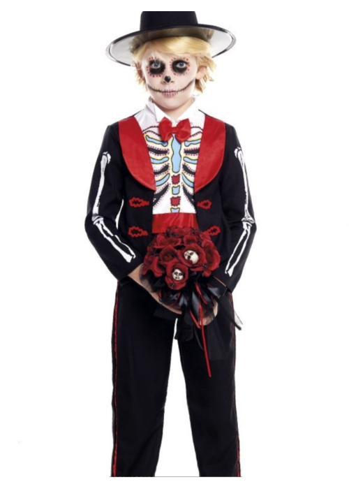 Disfraz de Novio Esqueleto Infantil - Disfraces Calaveras y Catrinos