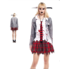 Disfraz de Zombie Colegiala Mujer